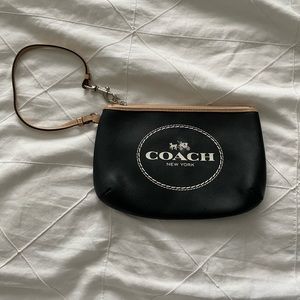 Coach Black Wristlet